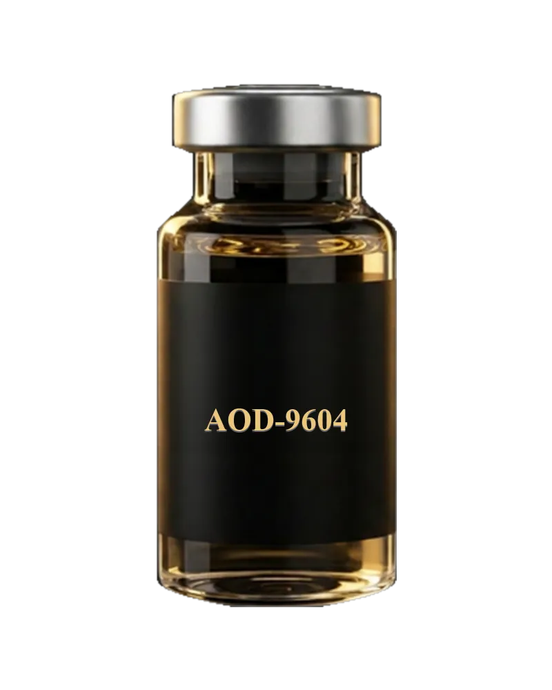 Illustrative vial labelled AOD-9604
