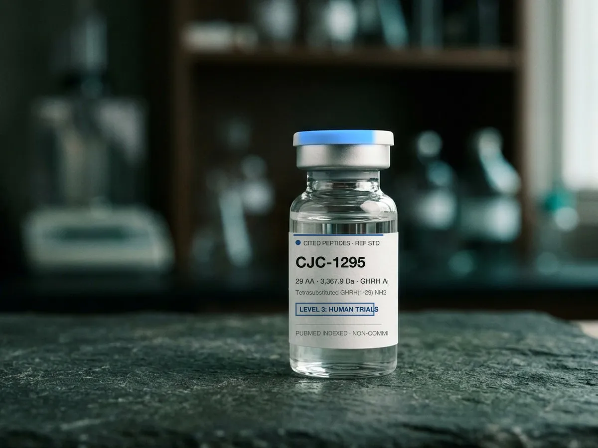 Illustrative vial labelled CJC-1295