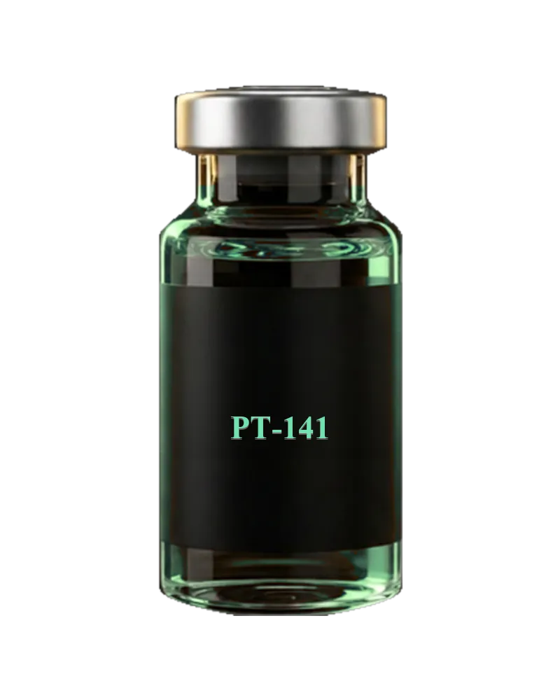 Illustrative vial labelled PT-141